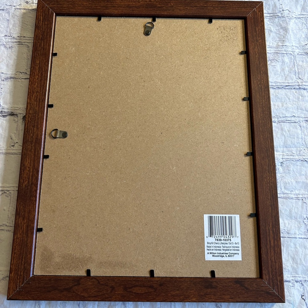 VINTAGE IVAN ANDERSON BOY & GIRL WALKING ART PRINT SIGNED MATTED BROYHILL FRAME - Picture 4 of 6